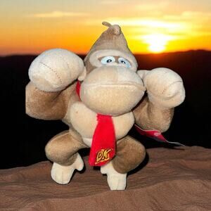 Super Mario Donkey Kong Plush Doll Stuffed DK Bedroom Decor Nintendo Gift 11"
